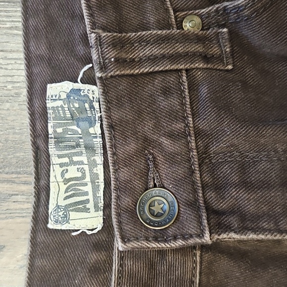 Men's, Brown, Jeans, Casual,Work, Street, Travel, Denim, Unisex, Office, Wedding - Picture 2 of 6